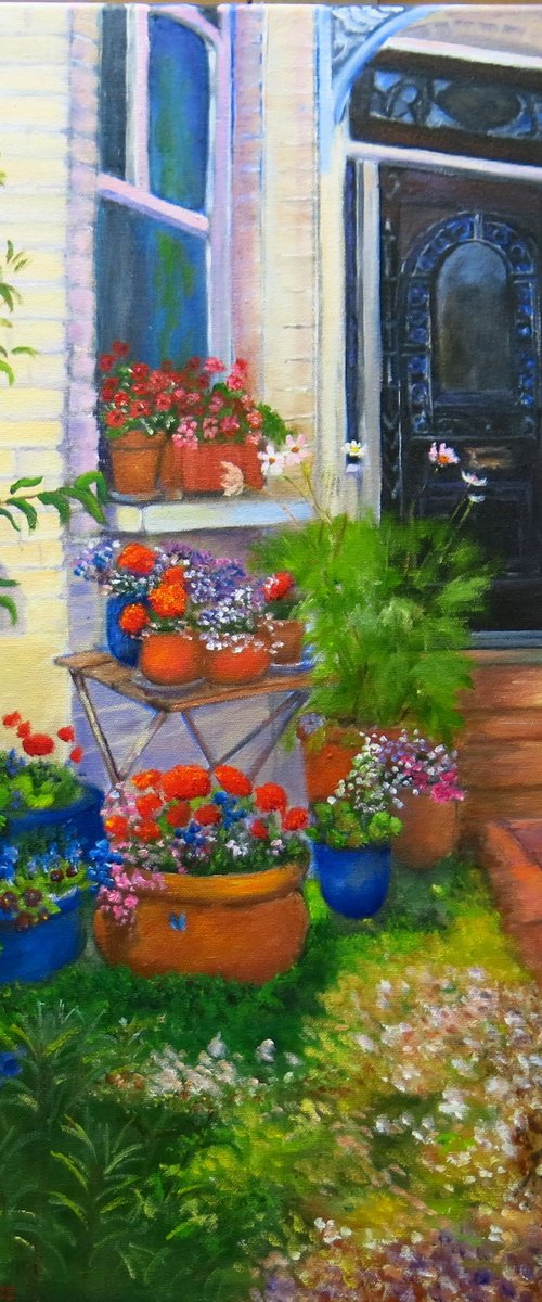 A Front Garden in Muswell Hill by Maureen Greenwood