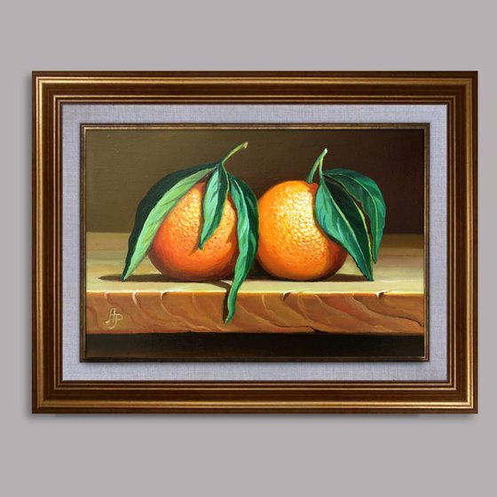 Two clementines