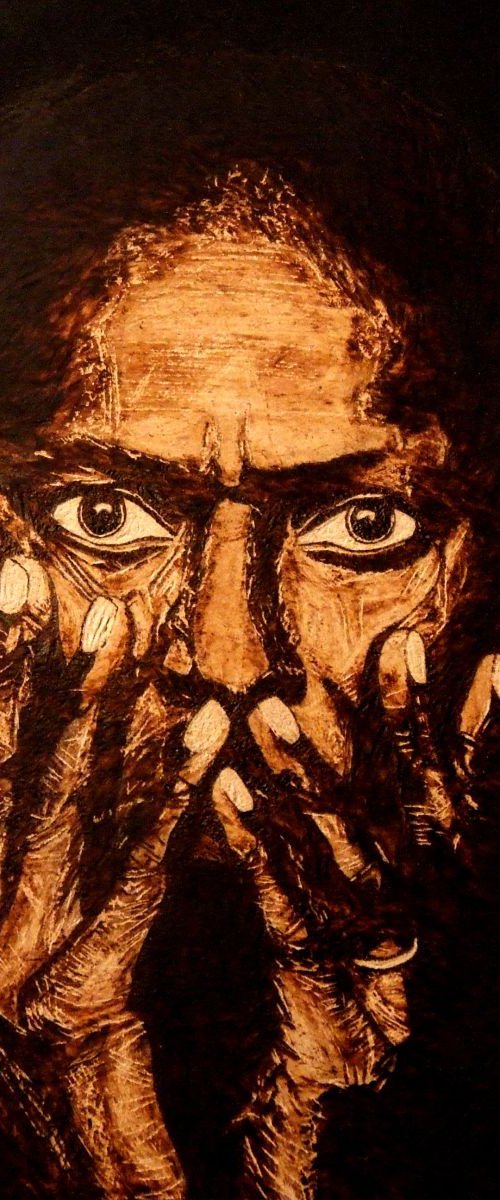 Miles Davis by MILIS Pyrography