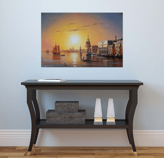 Port -1(60x90cm, oil painting)