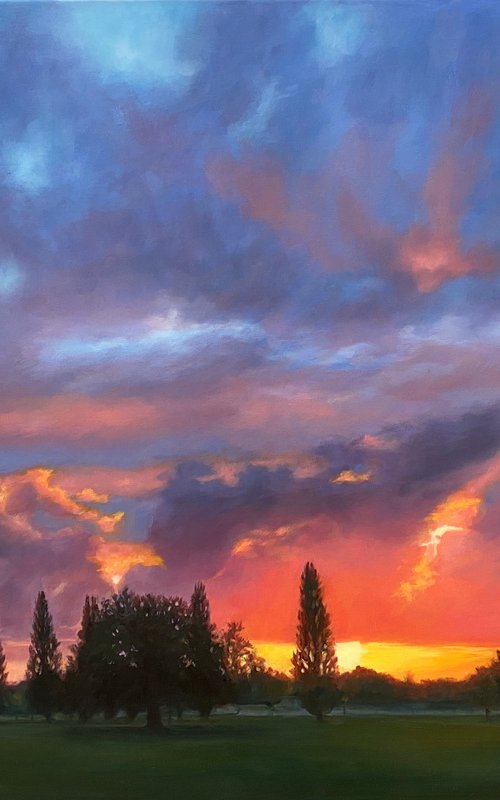 Sunset in Mill Hill Park (XVIII) by Diana Sandetskaya