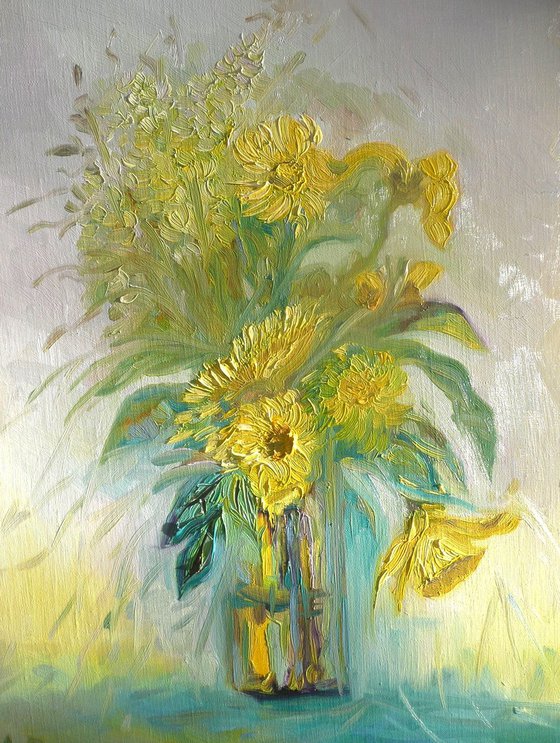 Spring Daffodils in a vase