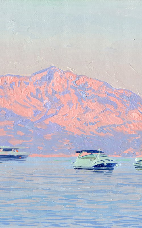 The last rays. The bay. Budva by Simon Kozhin