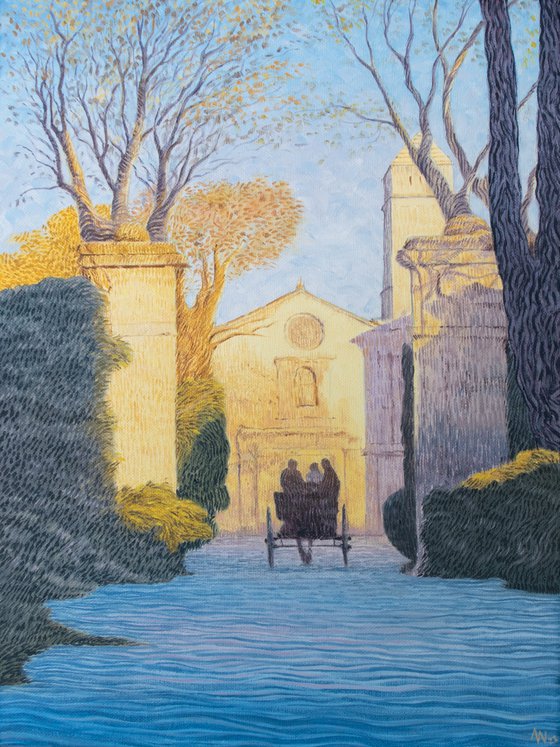 Van Gogh arriving at Saint Rémy