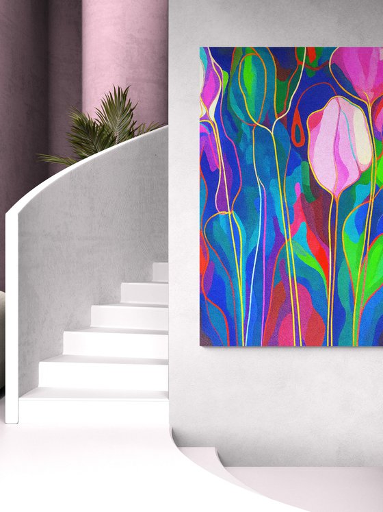 Jazz Style Flowers #4