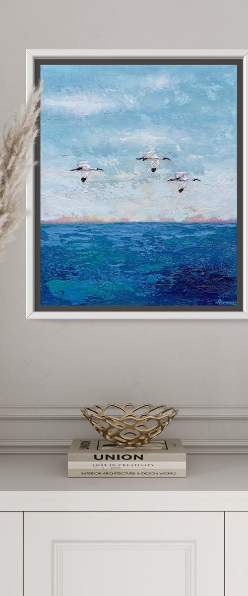 "SEASCAPE #6" by Lisbeth Ascanio