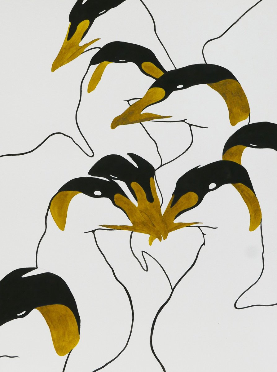 Illustrative Animal Watercolour By Karina Danylchuk, 12 X 16", Male