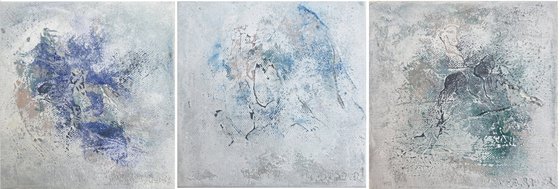 White little stories - triptych