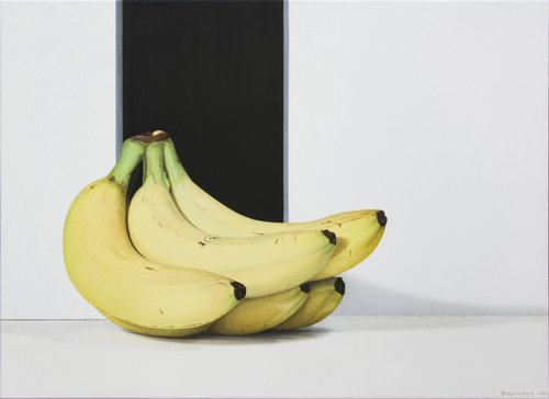 Hyperrealistic still life "Just Bananas..." by Nataliya Bagatskaya