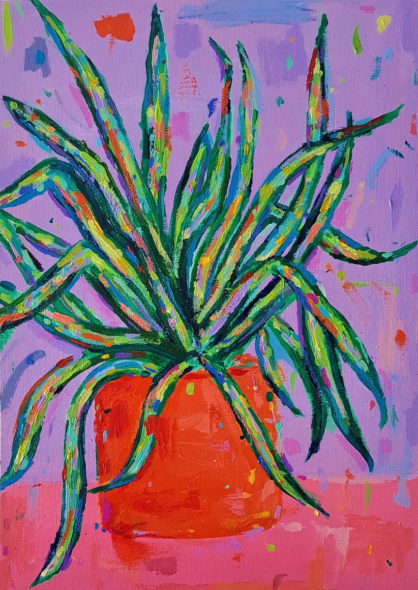 Spider Plant Acrylic Painting By Dawn Underwood Artfinder   9c5793c4ebf149d58bfe15fe7481c5c0 Opt 