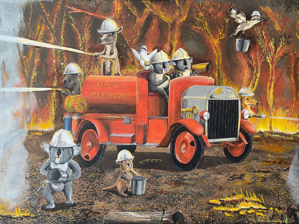 The Aussie Fire Truck by Winton Bochanowicz