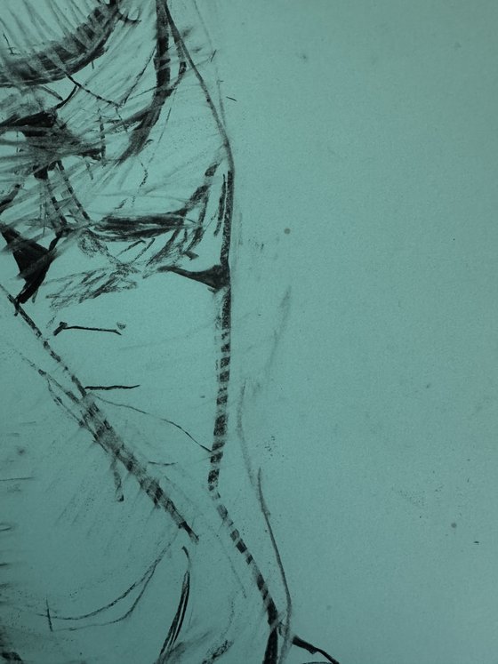 Seated female nude