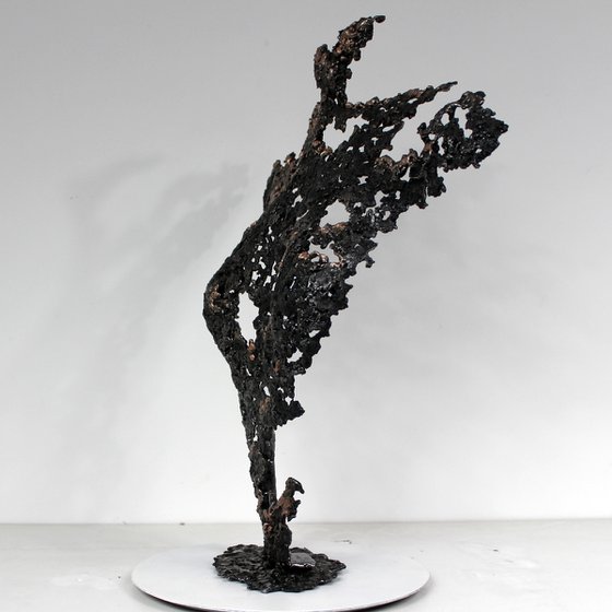 Belisama Coral - steel bronze lace body woman