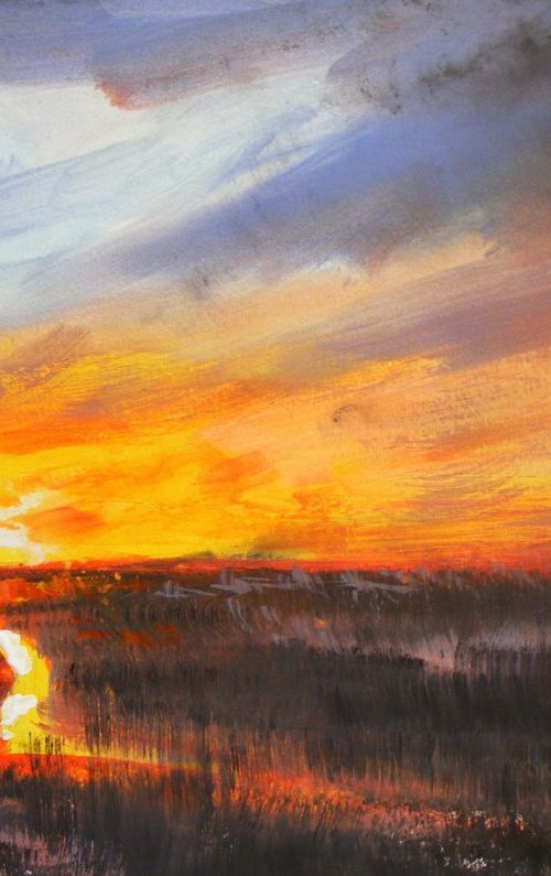 " Return of the burning river " by Ivan  Grozdanovski
