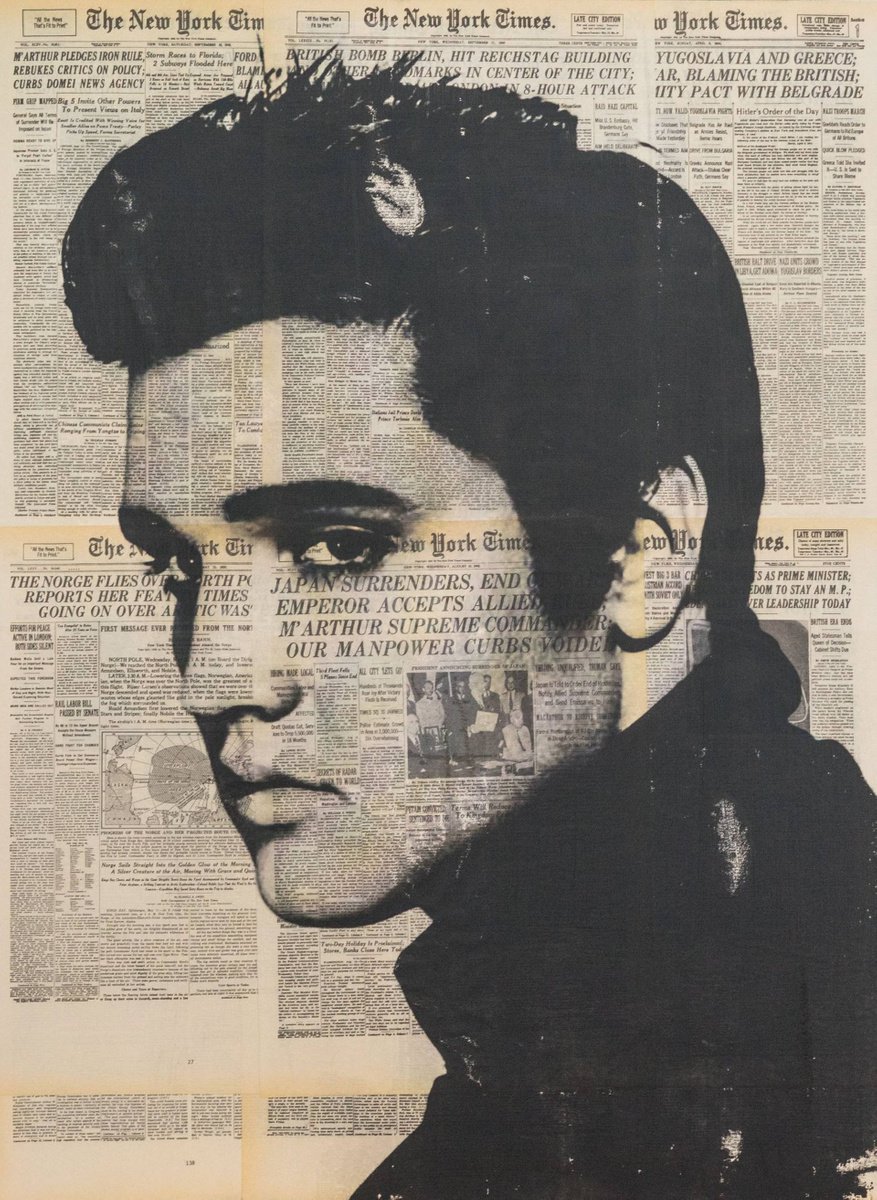 Elvis Presley Collage by Dane Shue