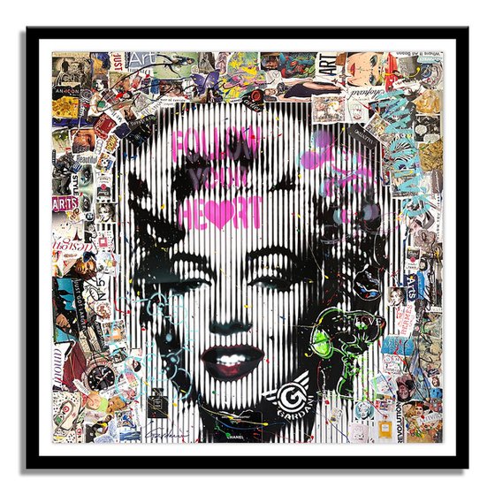 Marilyn Heart - Original on Paper (300 gsm)