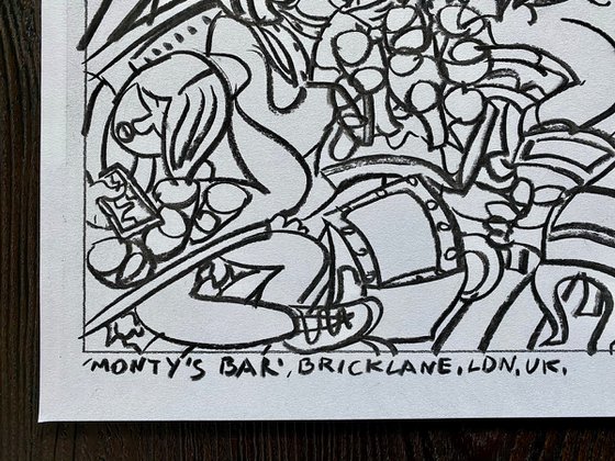 Monty's Bar, Bricklane, LDN, UK