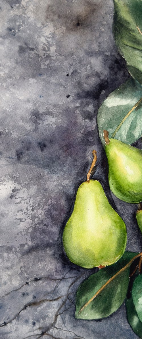 Whispers Through the Wall: Green Pears by Irina Kurganskaya