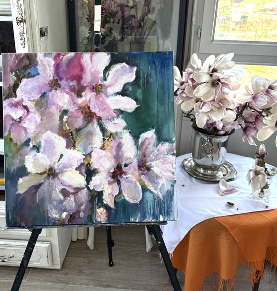 Pink Happiness. Magnolias