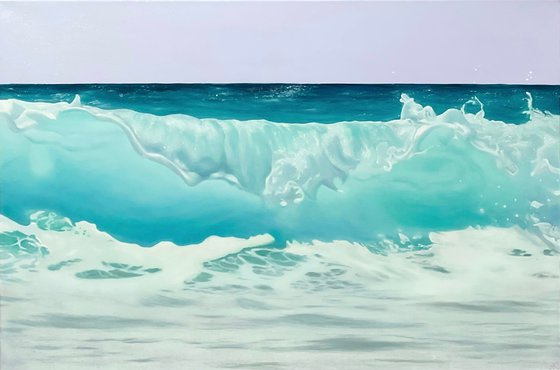 Teal Harmony. Seascape