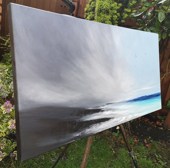 Come Rain or Shine - seascape, stunning, panoramic