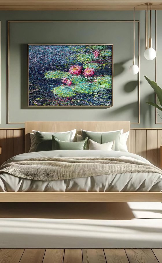 Pink Water lilies