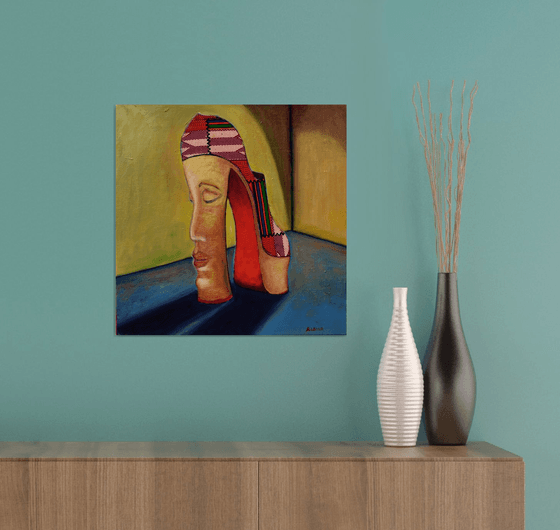 Shoe with emotions