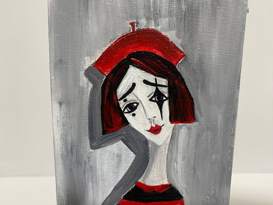 Mime girl miniature