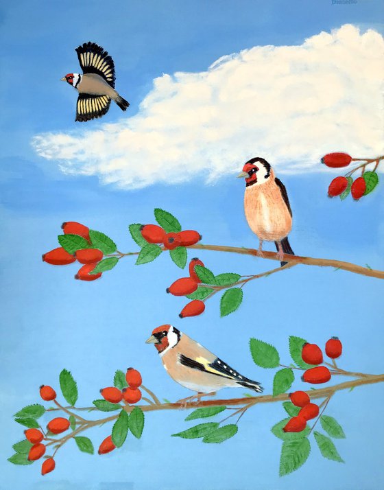 EUROPEAN GOLDFINCHES