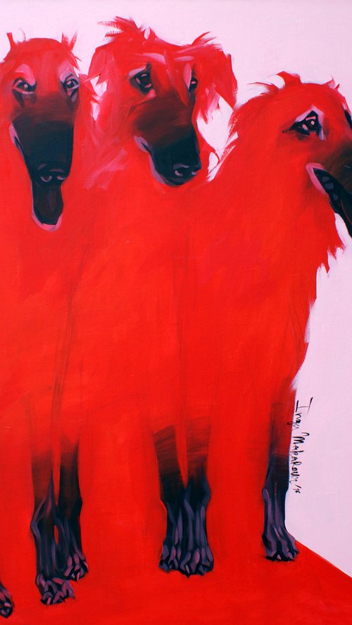 Red Dogs by Inga Makarova