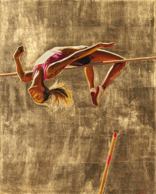 Jump in gold by Anastassia Markovskaya