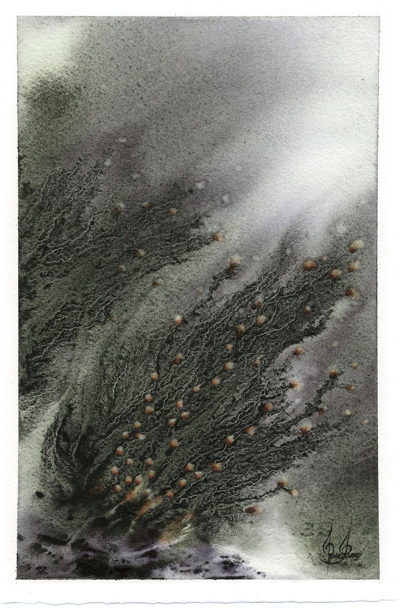 Ieva Janu | Original  Watercolour | Weeds | 20 X 28Cm | Artwork For Sale On Artfinder