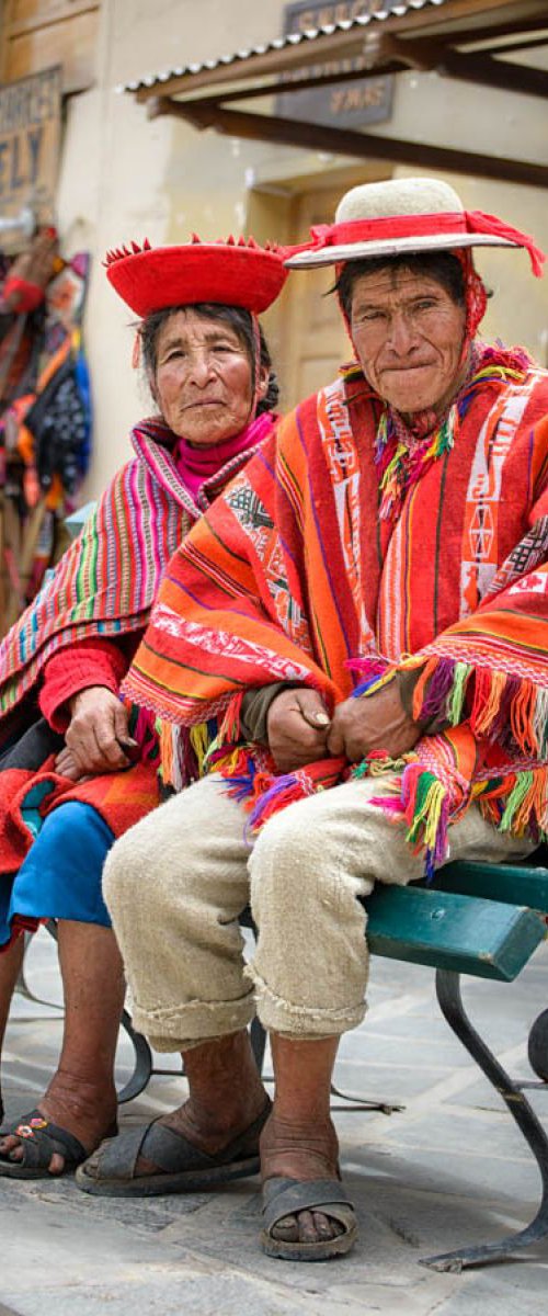 Urubamba Couple 2, Peru A3 by Ben Robson Hull