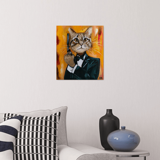 Troy The Cat  James Bond 007