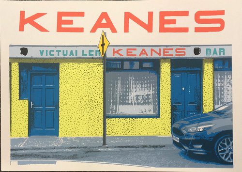 Keanes Pub in Louisburgh by Francis Van Maele
