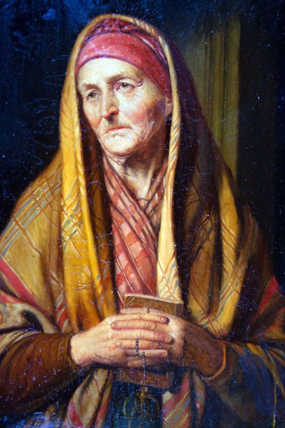 Portrait old woman 3320