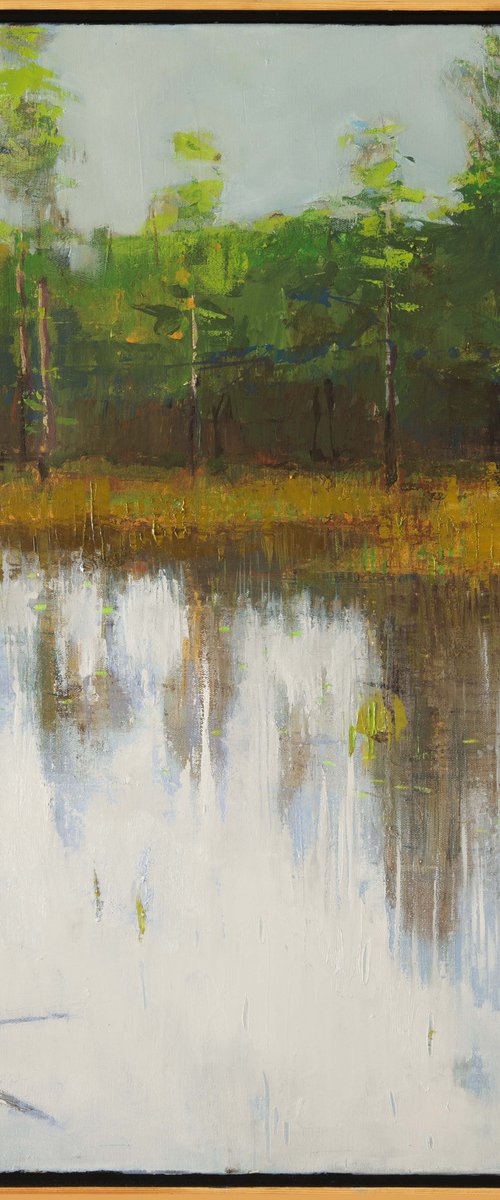 Grassy Waters Preserve 30x30" 76x76cm Oil by Bo Kravchenko by Bo Kravchenko