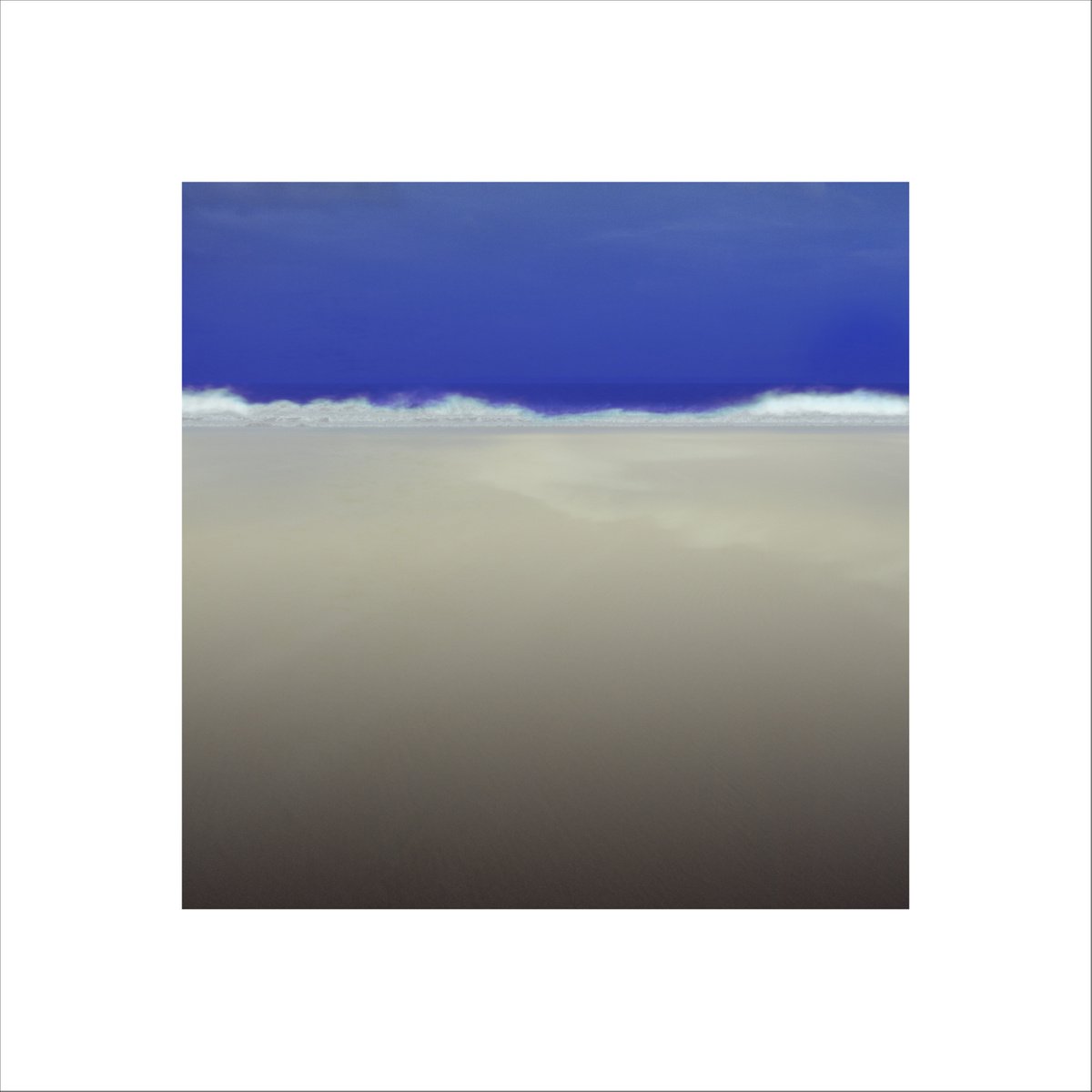 Abstract Landscape Photograph By Paul Harrison, 30 X 30", Shoreline 14, Original Artwork