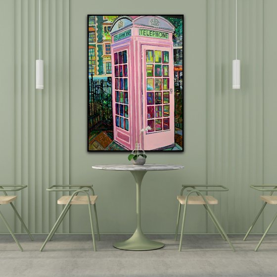 Phone box / 101 X 72 cm