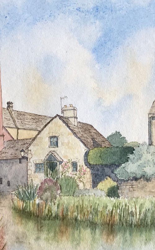 The Old Mill at Lower Slaughter, Cotswolds by JANE  DENTON