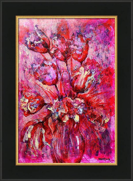 Fantasy with Flowers 338: paper 59x42cm