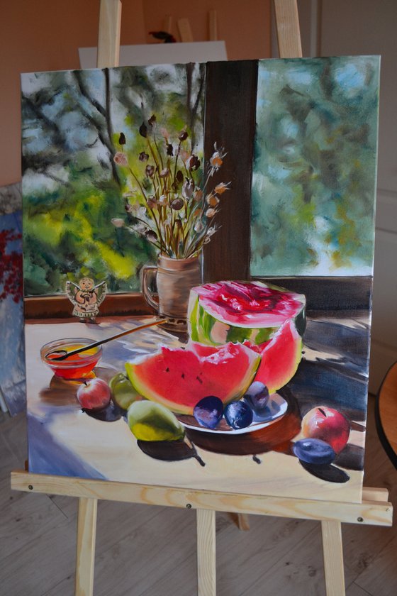 Still life with Watermelon