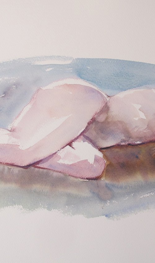 reclining female nude by Rory O’Neill