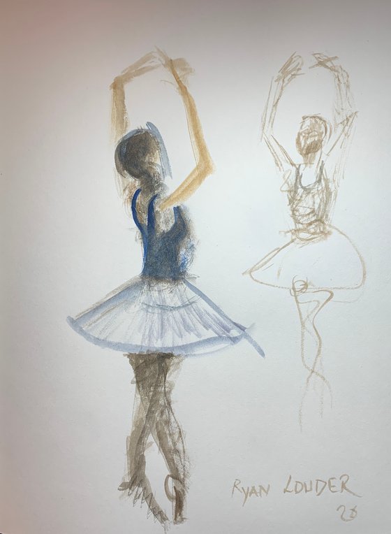 Ballet Dancer Study A3