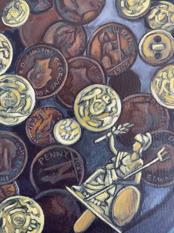 Tin of Things, Coins and Buttons