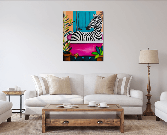 ZeBrA iN tHe BaTh