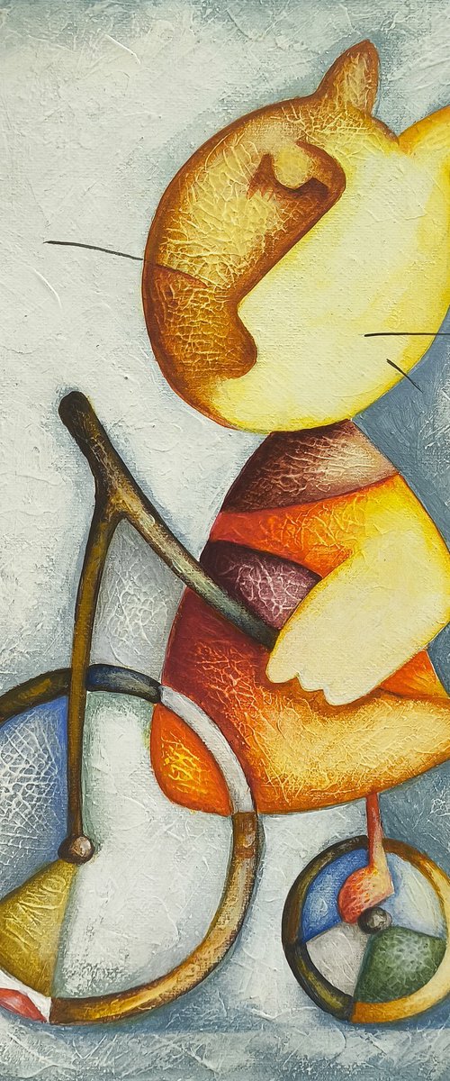 The Curious Cyclist by Sargis Zakarian