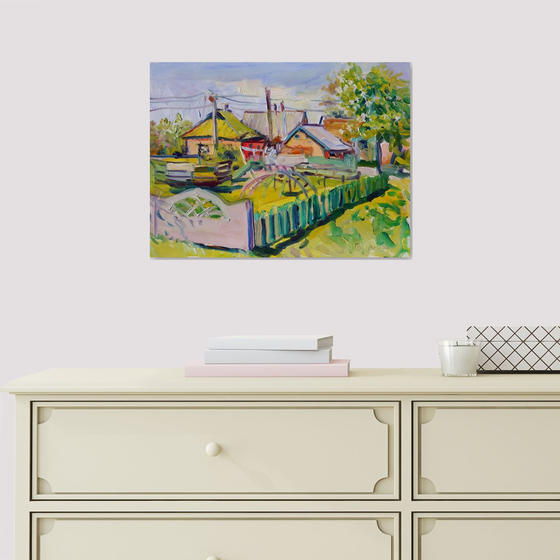 Plein air, spring (playground)