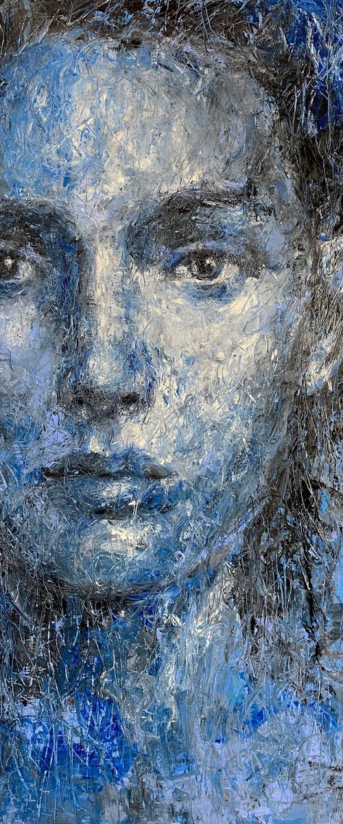 BLUE MOON BIRCH by Margarita Ivanova
