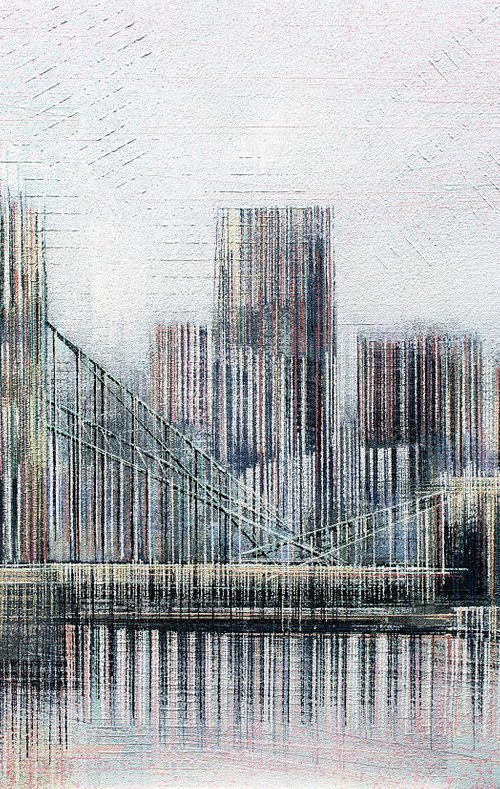 London In Hazy Light by Marc Todd